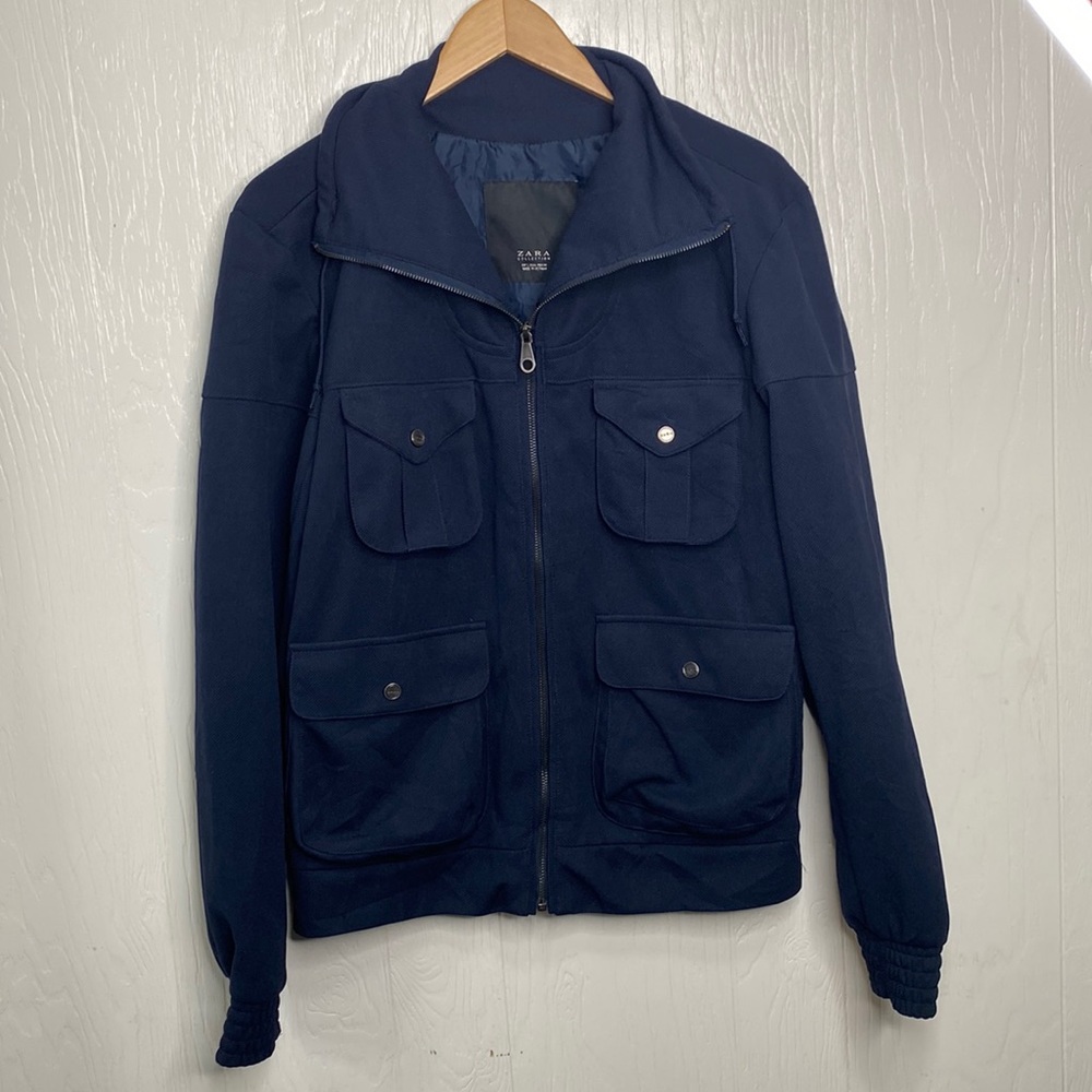 Zara Collection Lightweight Navy Jacket L